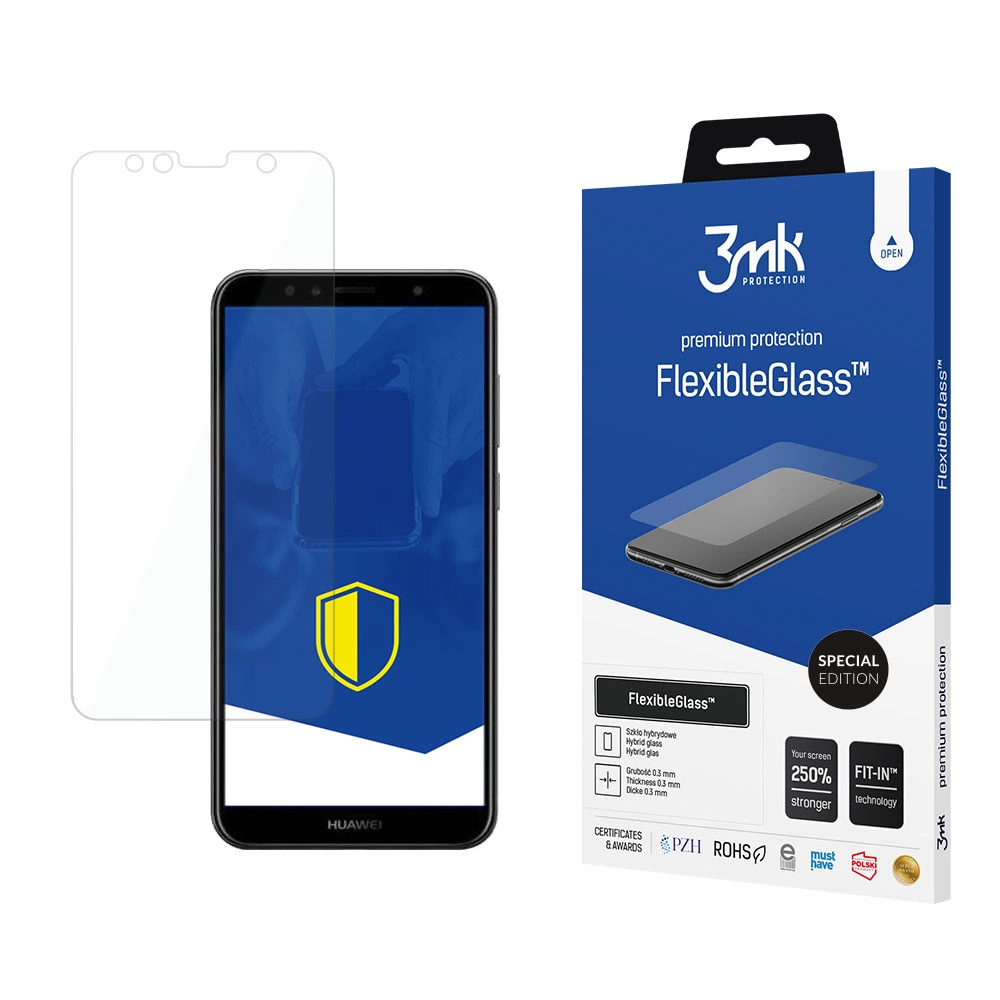 Huawei Y6 2018 3MK Flexibleglass Гибкое Стекло | Tempered Glass Screen Protector
