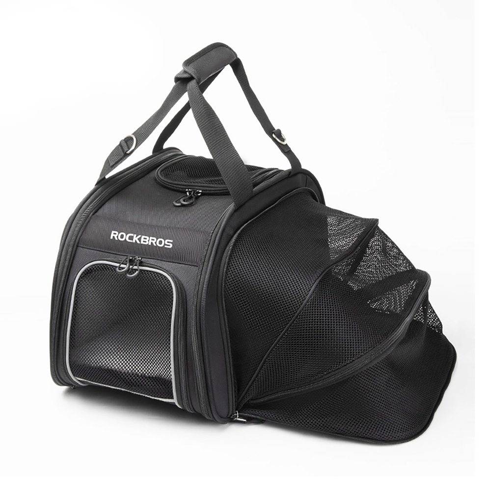 Rockbros Transport Bicycle Bag for Cats and Dogs, Black