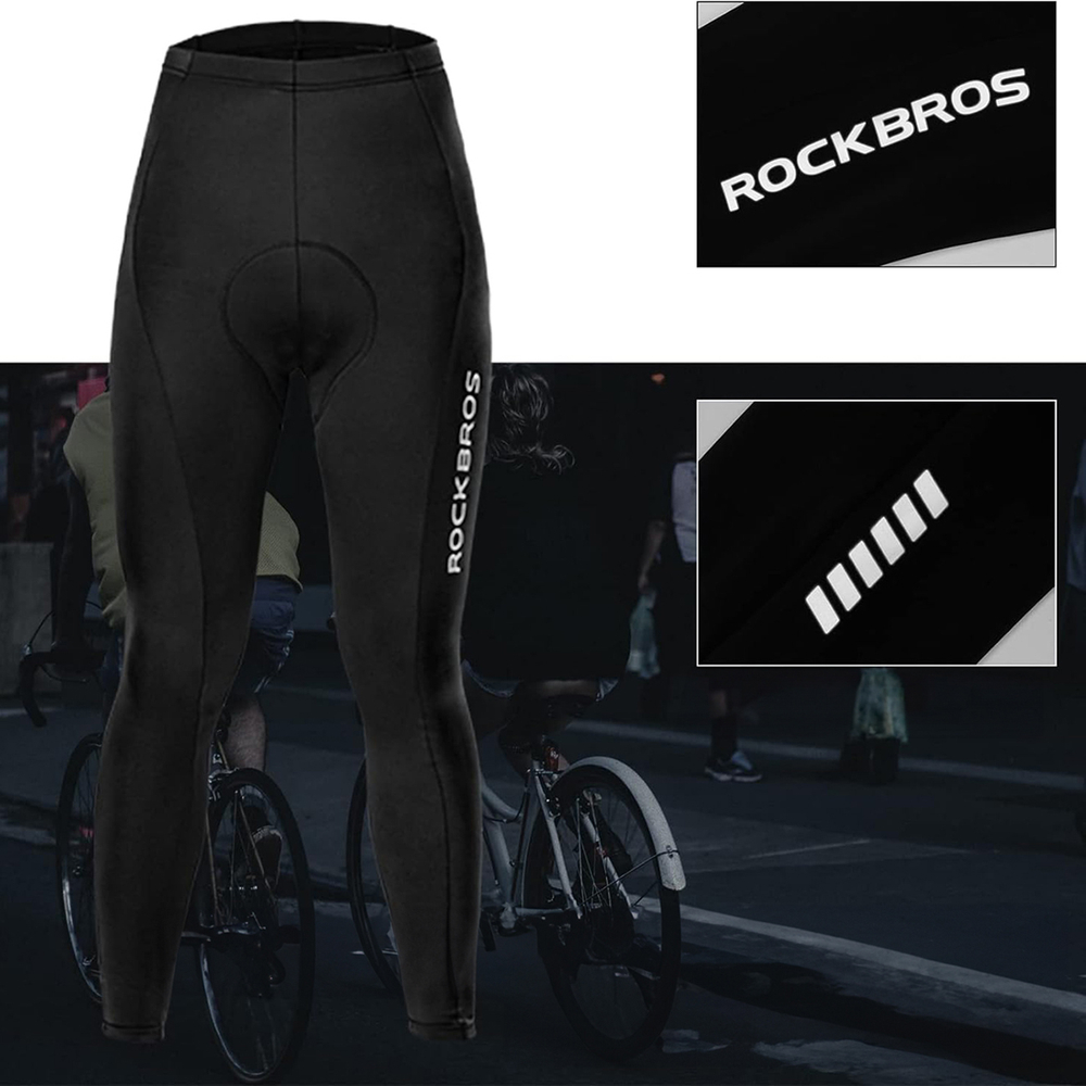 Rockbros RK2004XL elpojošas velobikses ar 4D polsteri, melnas