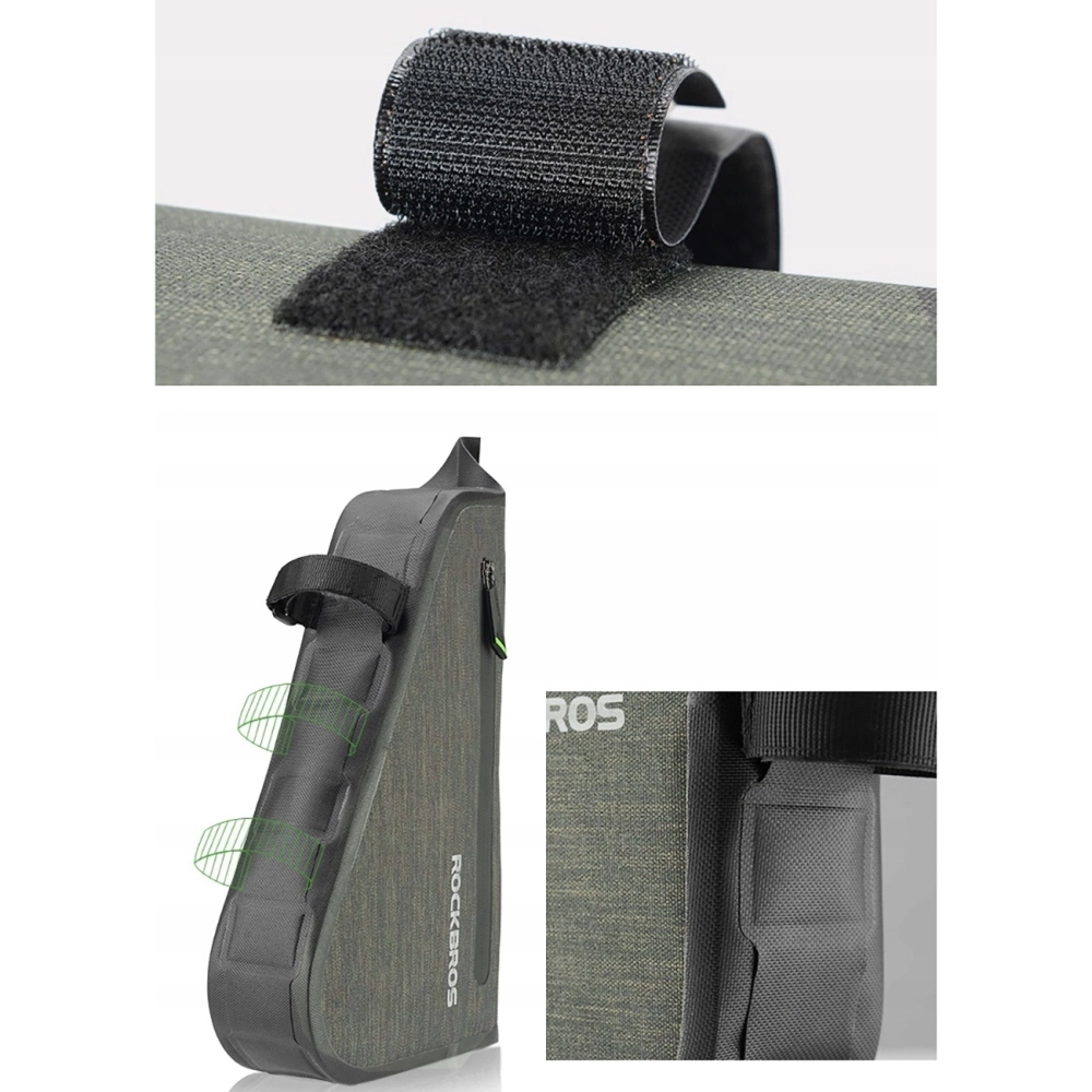 Rockbros AS-017 Bicycle Frame Bag, 5L - Dark Green