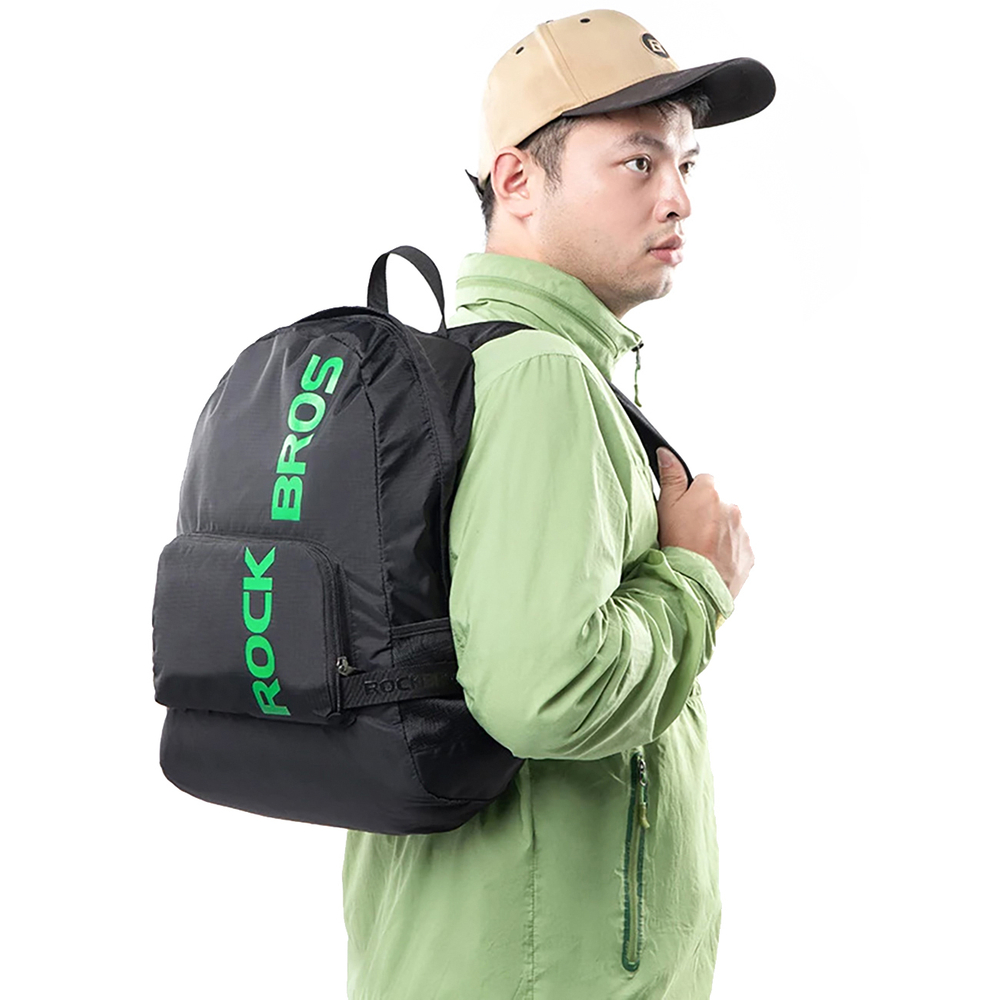 Rockbros H10-BK Foldable Sports Backpack, 18L, Black