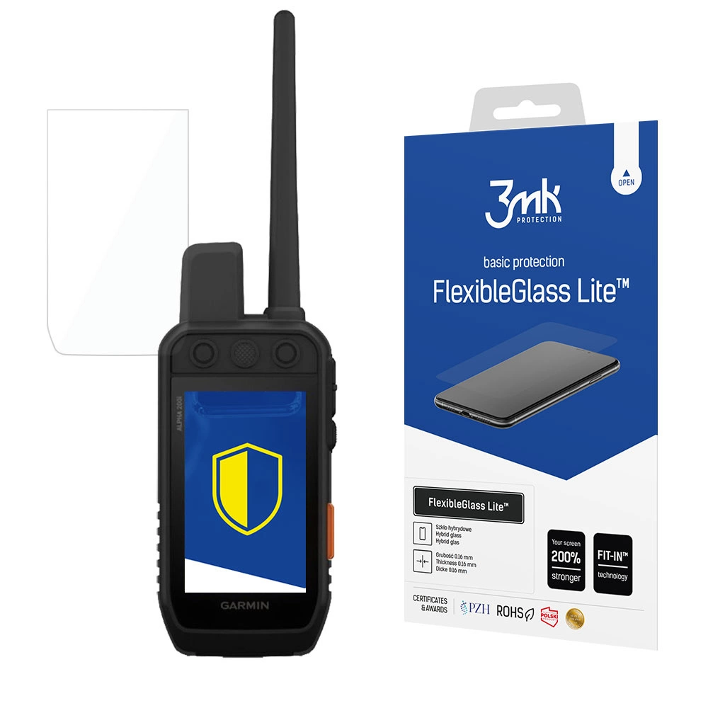 Garmin Alpha 200i 3MK Flexibleglass Lite Tempered Glass Screen Protector