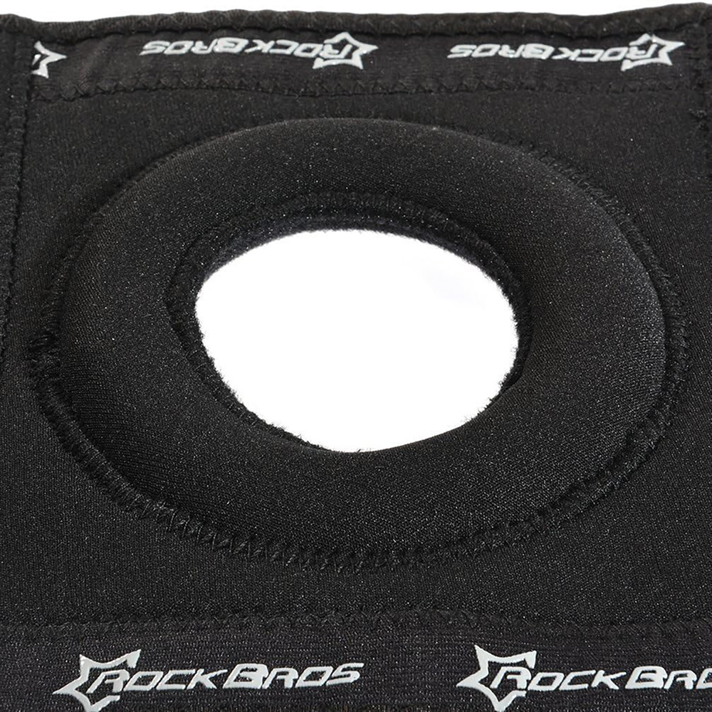 Rockbros LF1106M Knee and Patella Sports Protector, Size M, Black
