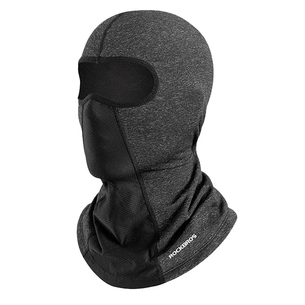 Rockbros LF8113-2 universāla izmēra velo balaklava - melnā un pelēkā krāsā | cycling balaclava, universal size...