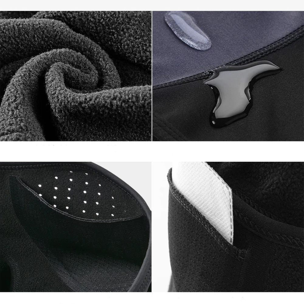 Rockbros LF8113-2 universāla izmēra velo balaklava - melnā un pelēkā krāsā | cycling balaclava, universal size...
