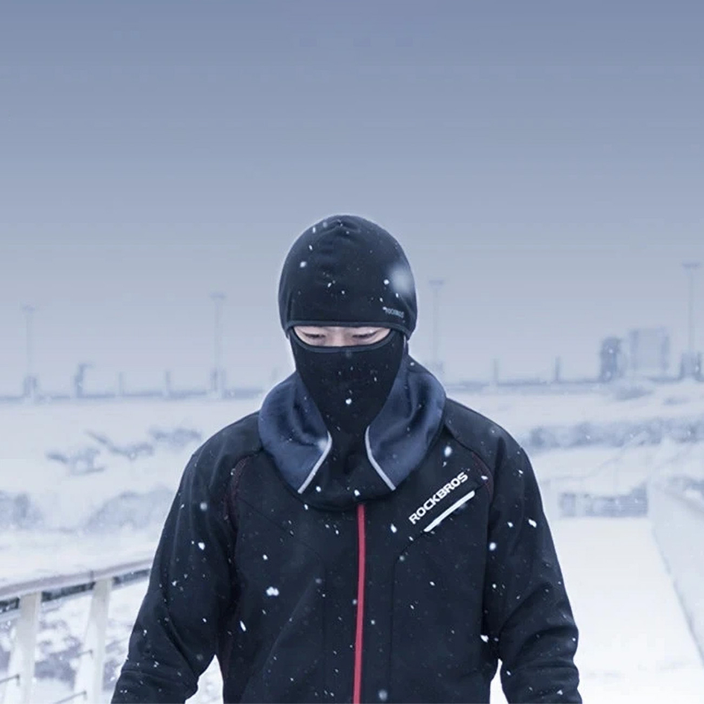 Rockbros LF8113-1 velobraukšanas sejas maska (balaclava), melna
