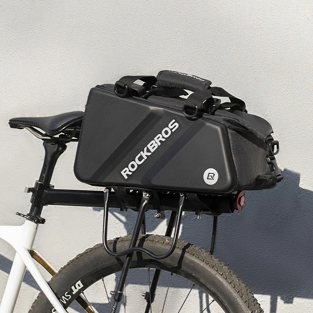 Rockbros Bicycle Trunk Bag 11.6L, Black
