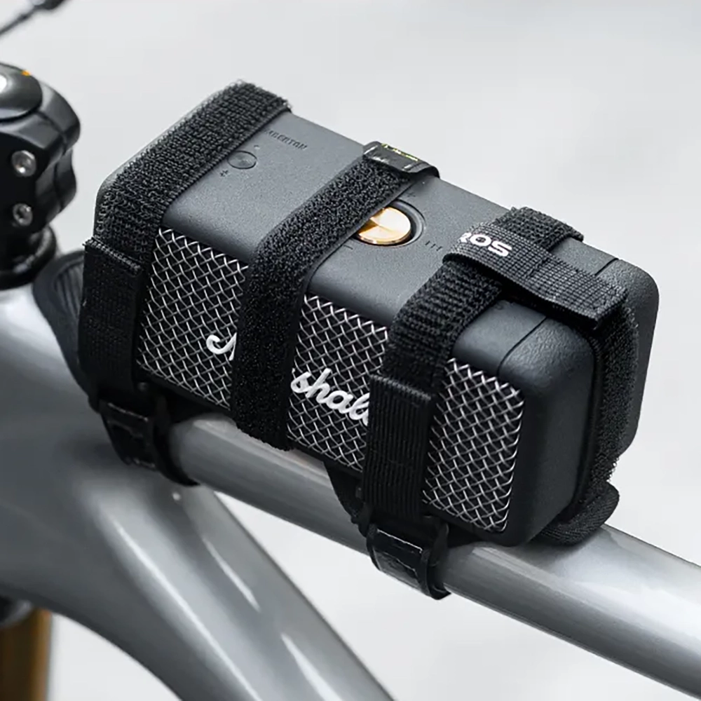 Rockbros Velcro Bike Strap for Bluetooth Speaker or Water Bottle, Black