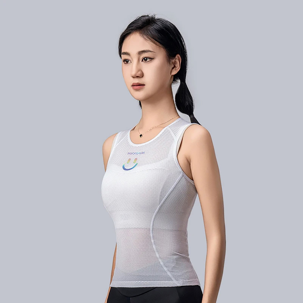 Rockbros YDBX001 Women\'s Sleeveless Cycling Jersey, M/L, White