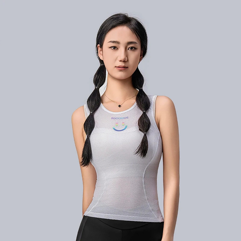 Rockbros YDBX001 Women\'s Sleeveless Cycling Jersey XL / XXL, White