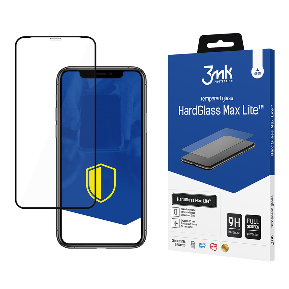 Apple iPhone Xs Max / 11 Pro Max 6.5'' 3MK HardGlass Max Lite 5D Tempered Glass Screen Protector