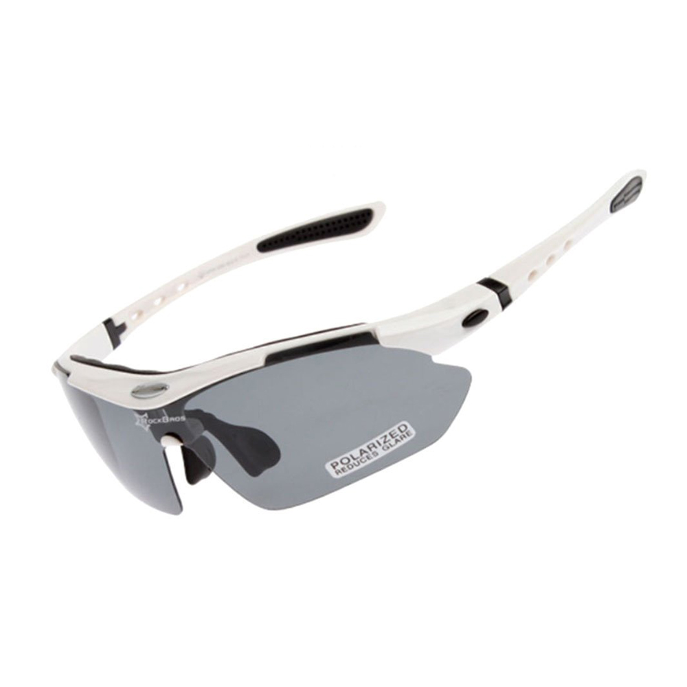 Rockbros 10002 Polarized Cycling Glasses, White