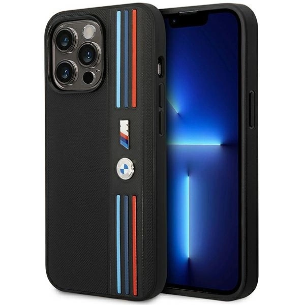 Case BMW BMHCP14L22PPMK iPhone 14 Pro 6.1\" black/black Tricolor M Collection
