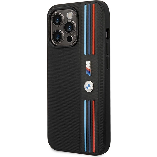 Korpuss BMW BMHCP14L22PPMK iPhone 14 Pro 6.1\\\" melns/ melns Tricolor M Collection | Case black/black