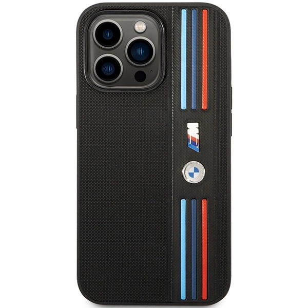 Korpuss BMW BMHCP14L22PPMK iPhone 14 Pro 6.1\\\" melns/ melns Tricolor M Collection | Case black/black