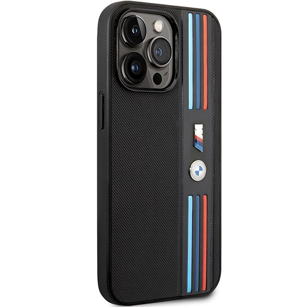 Korpuss BMW BMHCP14L22PPMK iPhone 14 Pro 6.1\\\" melns/ melns Tricolor M Collection | Case black/black