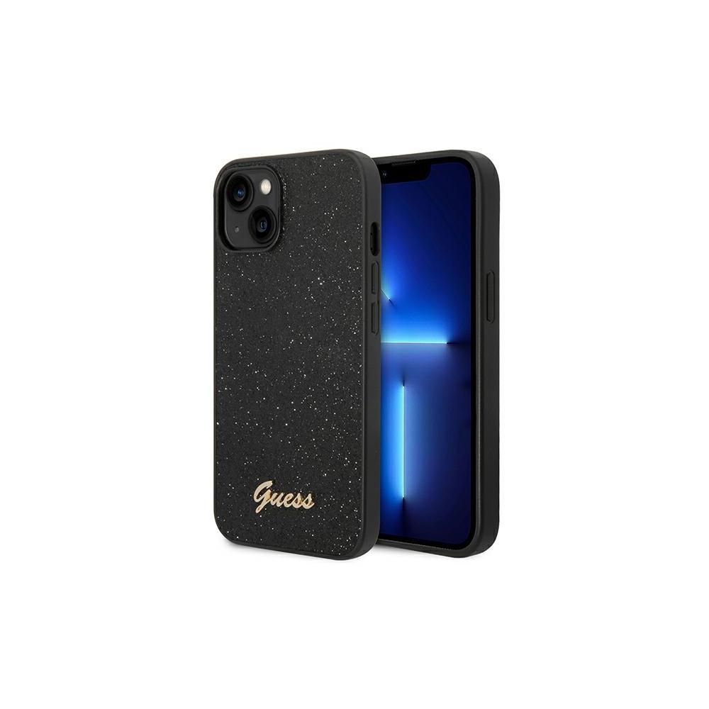 Guess GUHCP14LHGGSHK iPhone 14 Pro 6,1\" black hard case Glitter Script (0)