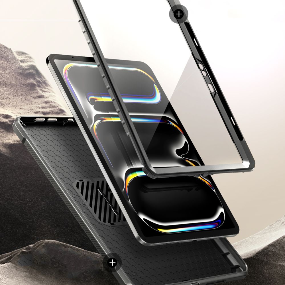 Unicorn Beetle Pro Supcase case for iPad Pro 13" 2024 - black