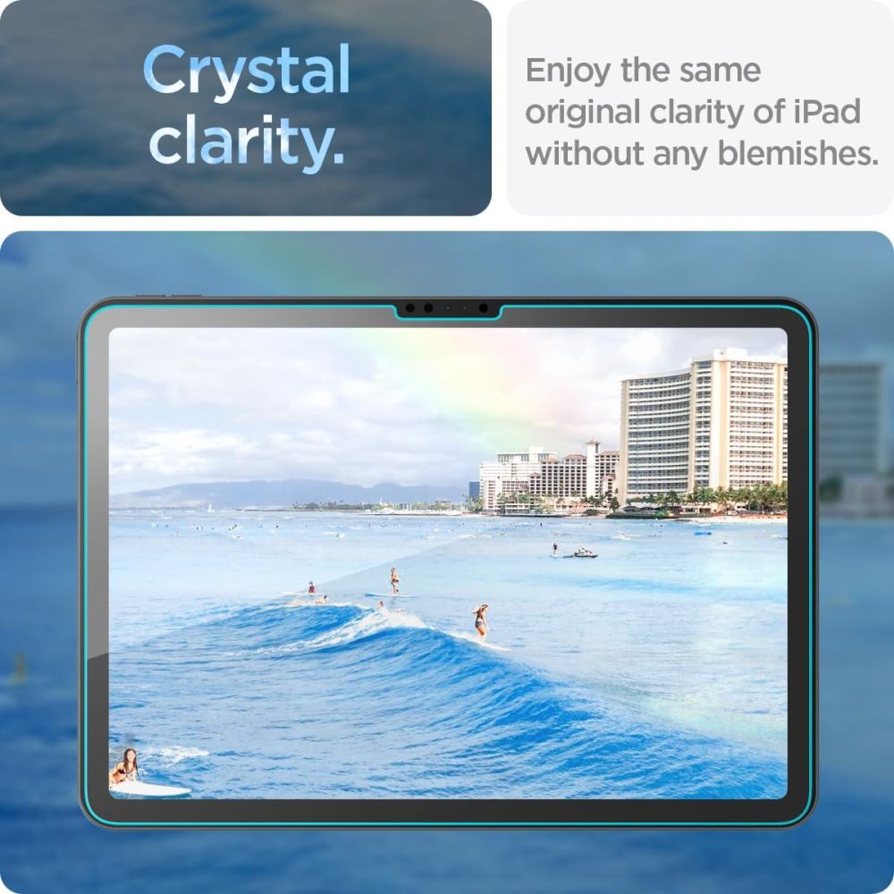 Spigen iPad Air 11\" (2024) Screen Protector Glas.tR EZ Fit