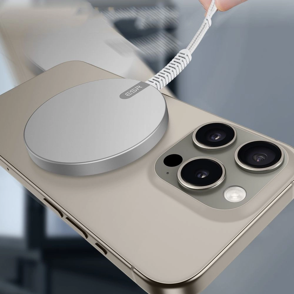 ESR Halolock Qi2 Mini Wireless Charger 15W with MagSafe - Silver