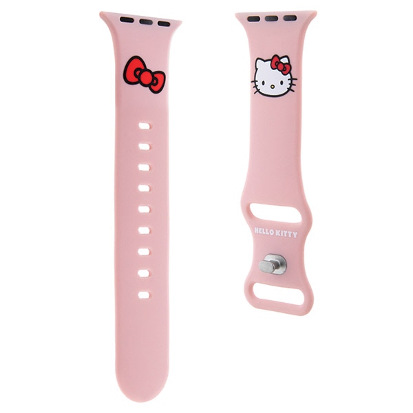 Hello Kitty Apple Watch 38 / 40 / 41 mm Strap Silicone Kitty Head, Pink