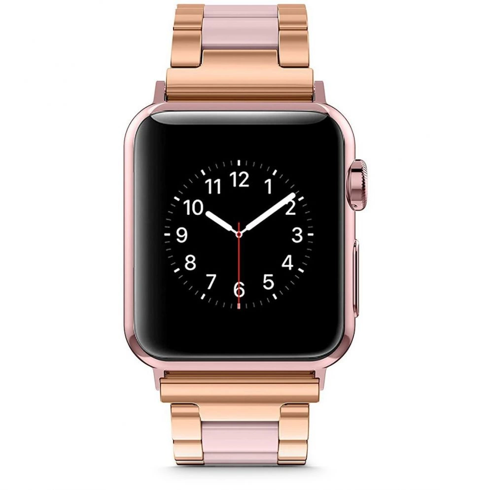 Tech-Protect Modern Bracelet for Apple Watch 4 / 5 / 6 / 7 / 8 / 9 / SE / Ultra 1 / 2 (42/44/45/49 mm) - Rose Gold