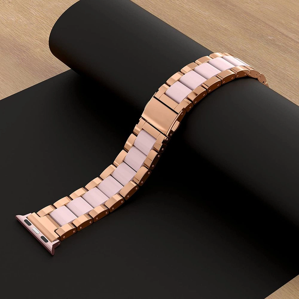 Tech-Protect Modern Bracelet for Apple Watch 4 / 5 / 6 / 7 / 8 / 9 / SE / Ultra 1 / 2 (42/44/45/49 mm) - Rose Gold
