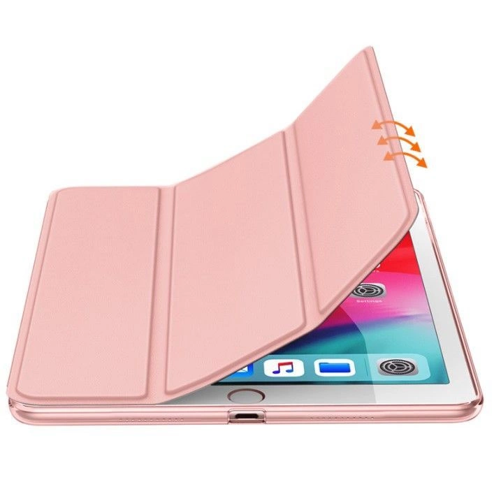 Apple iPad 10.2\" 2019 / 2020 / 2021 Trifold Tech-Protect SmartCase Protective Cover Case, Pink