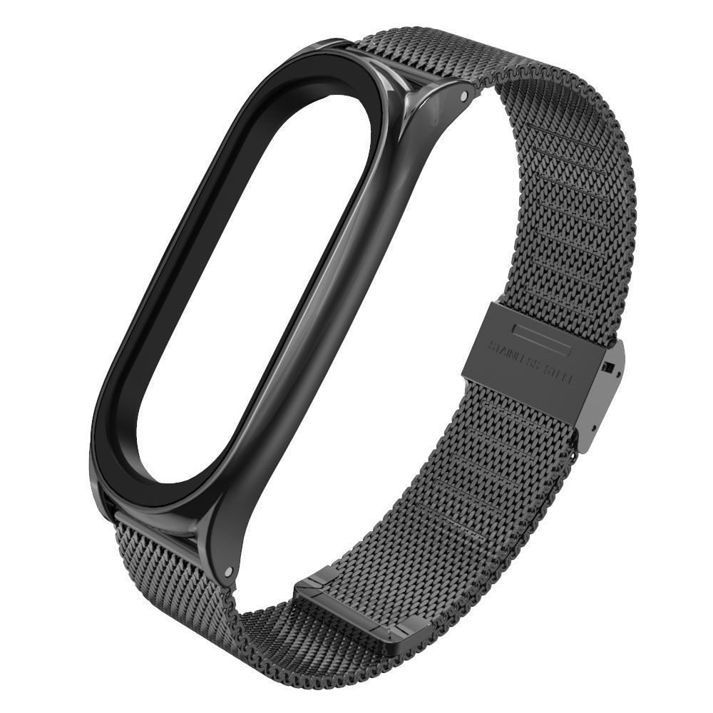 Tech-Protect MilaneseBand siksniņa Xiaomi Mi Smart Band 5 / 6 NFC - melna | strap for black