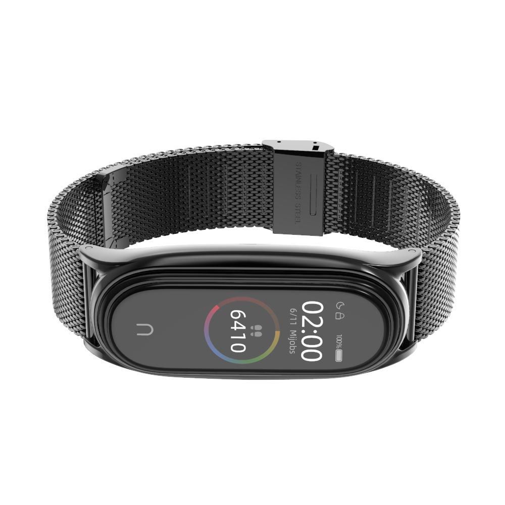 Tech-Protect MilaneseBand siksniņa Xiaomi Mi Smart Band 5 / 6 NFC - melna | strap for black