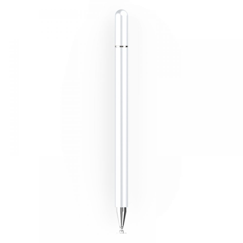 Tech-Protect Charm Stylus - white and silver
