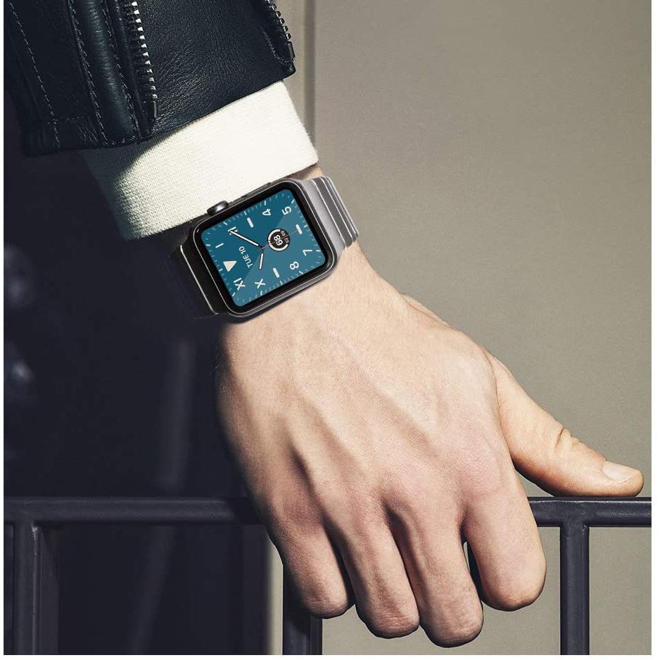 Tech-Protect LinkBand aproce Apple Watch 4 / 5 6 7 8 9 SE Ultra 1 2 (42/44/45/49 mm) - melns | for black
