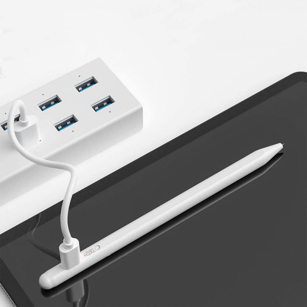 Магнитный стилус Tech-Protect Digital Stylus для iPad, белый