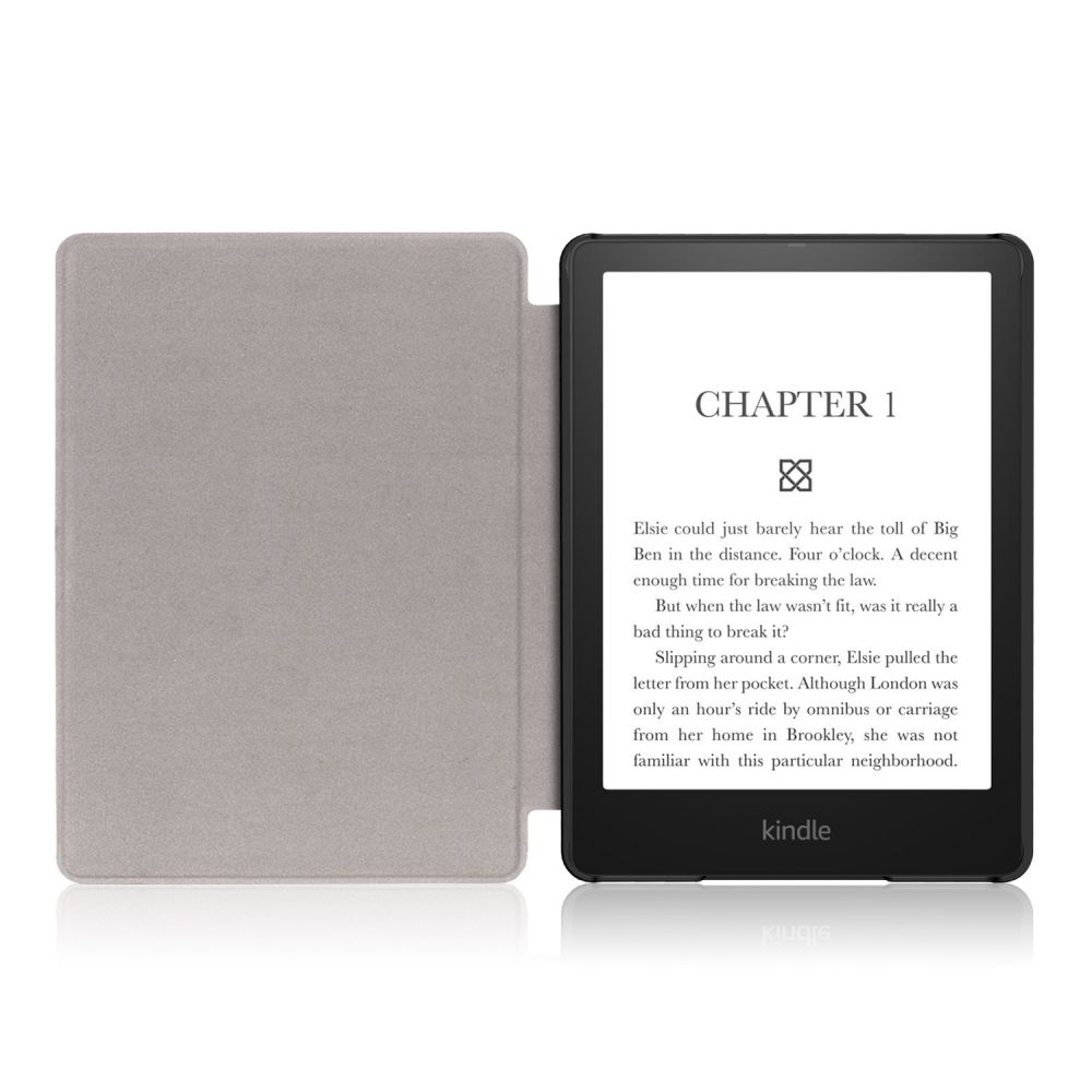 Tech-Protect SmartCase case for Kindle Paperwhite V / 5 / Signature Edition - blue with sakura flowers