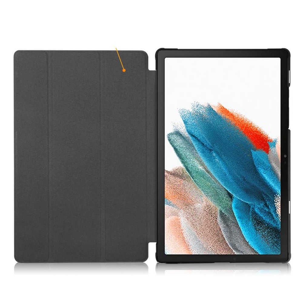 Samsung Galaxy Tab A8 10.5 (2021) (2022) (SM-X200/X205) Trifold Tech-Protect SmartCase Protective Cover Case, Navy Blue...