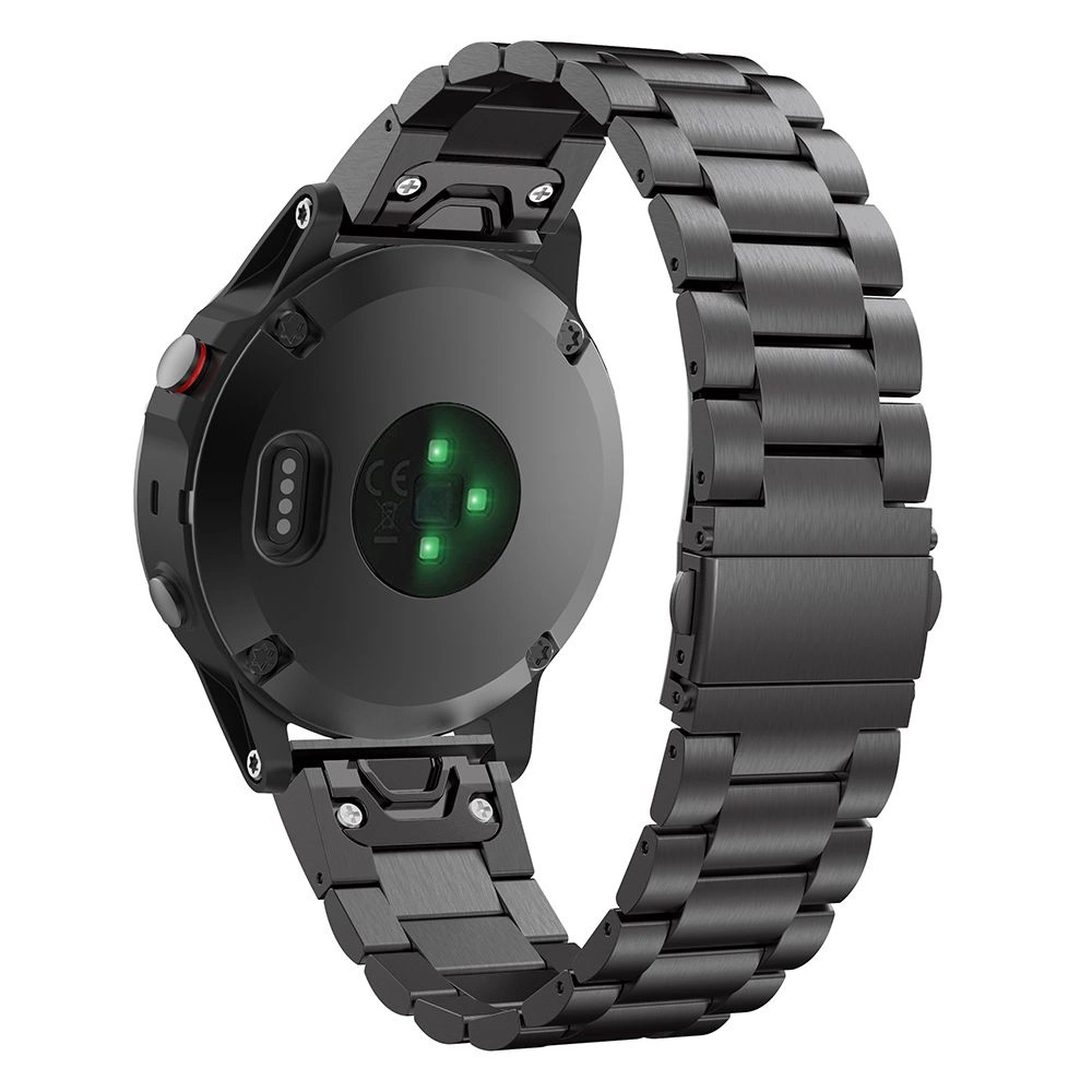 Tech-Protect Stainless Bracelet for Garmin Fenix 5/6/6 Pro/7 - Black