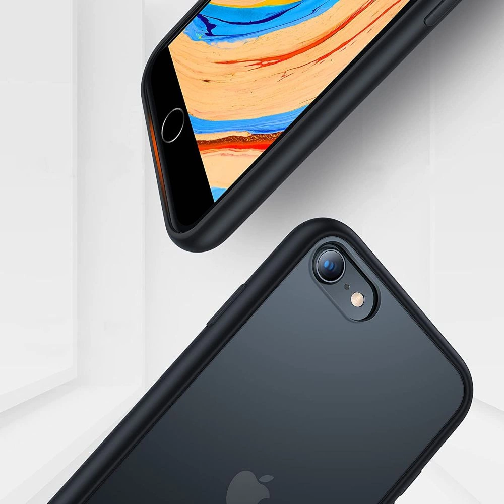 Apple iPhone 8 / 7 / SE (2020) (2022) 4.7\" Tech-Protect MattFit Case Cover, Black
