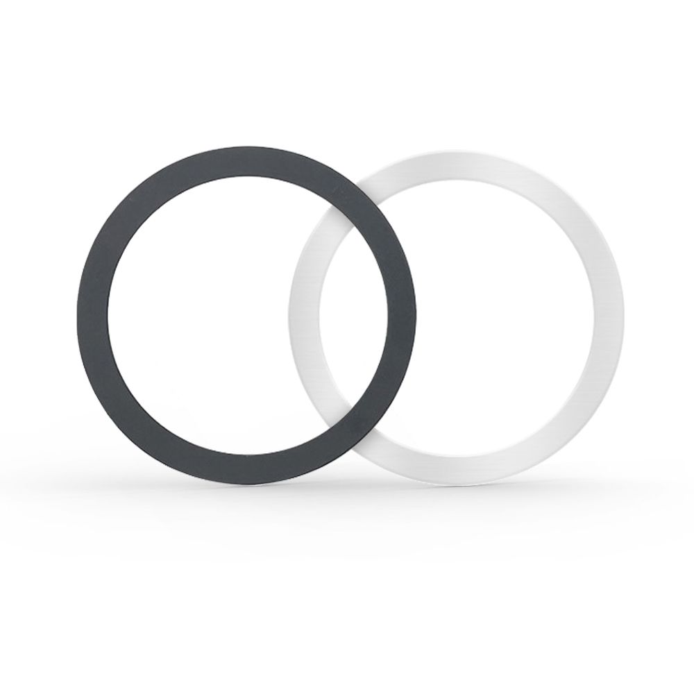 Tech-Protect MagMat Universal MagSafe Magnetic Rings (2 pcs.), Black / Silver
