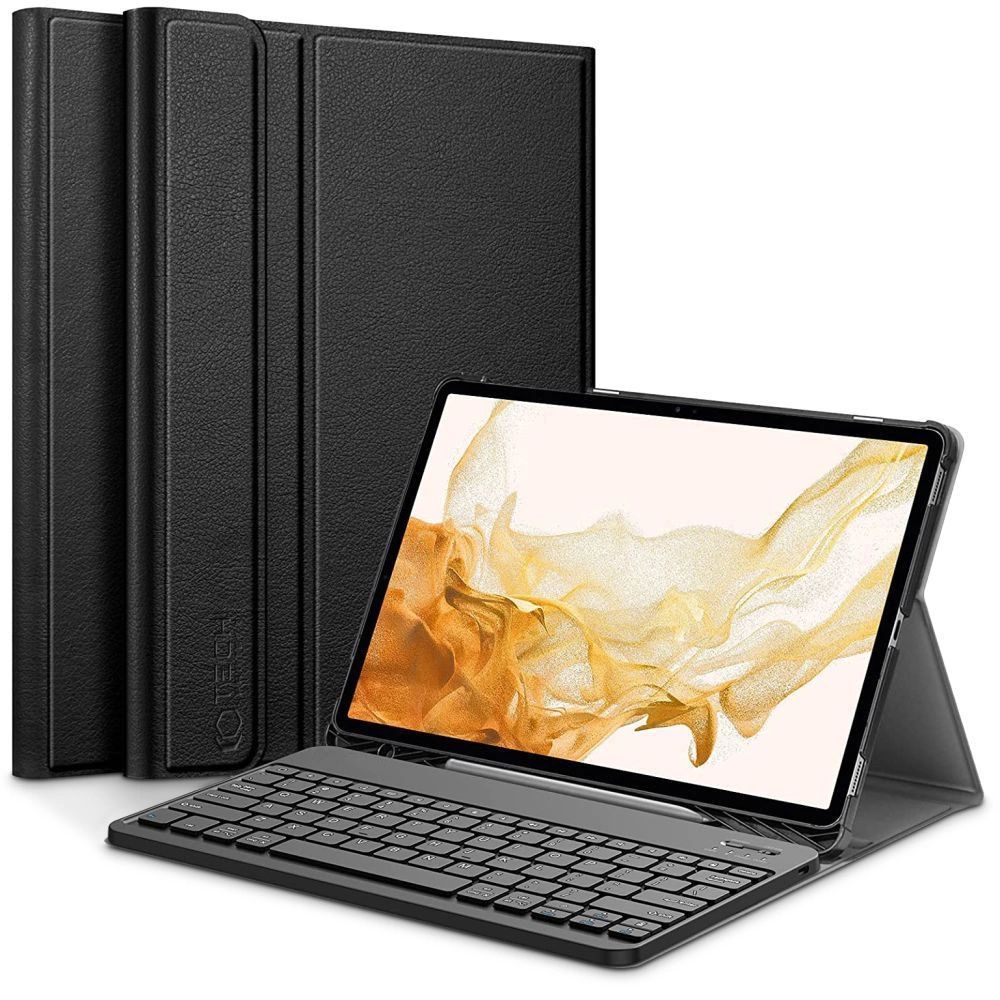 Samsung Galaxy Tab A8 10.5 (2021) (2022) (SM-X200/X205) Tech-Protect SC Pen Case Cover with Bluetooth Keyboard, Black |...
