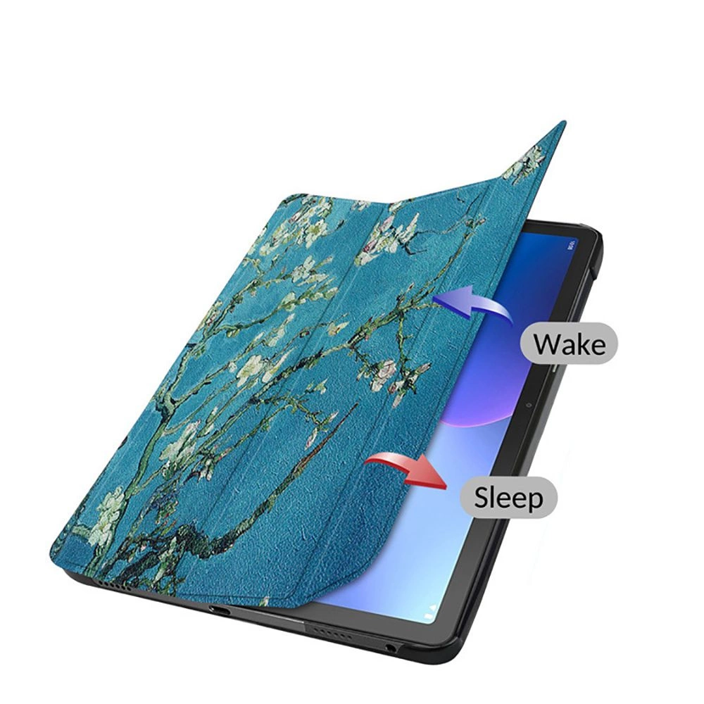 Lenovo Tab M10 Plus (3rd Gen) 10.6\" (TB125FU, TB128FU) Trifold Tech-Protect SmartCase Protective Cover Case, Blue with...