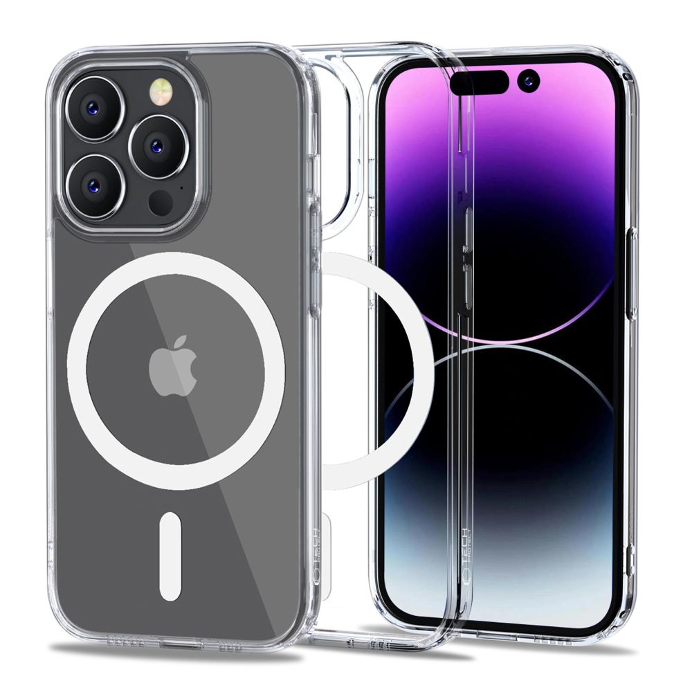 Apple iPhone 14 Pro 6.1'' Tech-Protect FlexAir Hybrid MagSafe Cover Case, Transparent