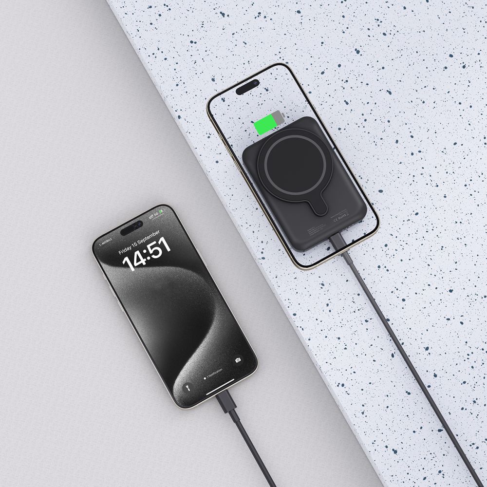 Tech-Protect LifeMag PB10 Powerbank 5000mAh with MagSafe, Black