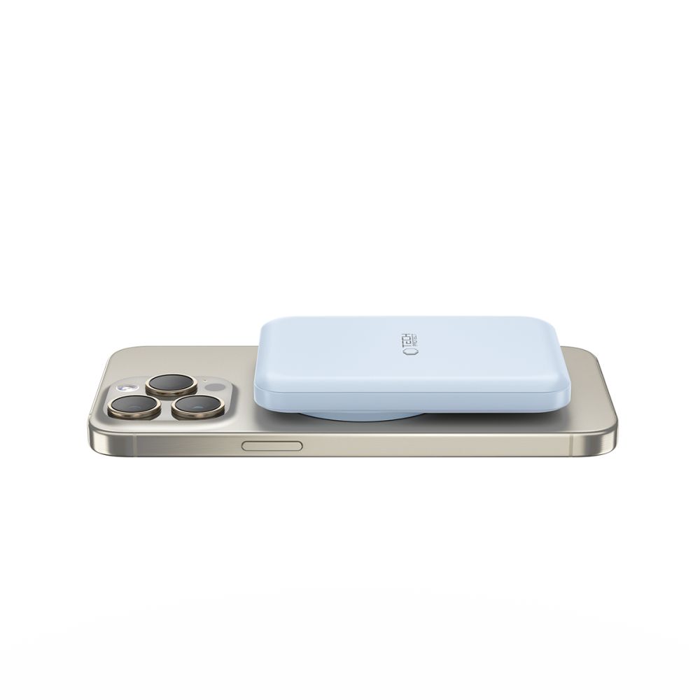 Tech-Protect LifeMag PB10 ārējais akumulators ar MagSafe 5000mAh, zils