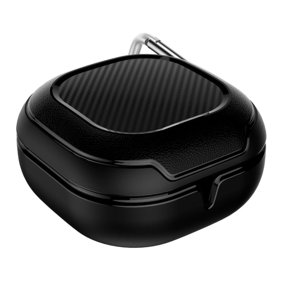 Чехол Tech-Protect Rough Carbon для Samsung Galaxy Buds FE / 2 Pro / Live - черный
