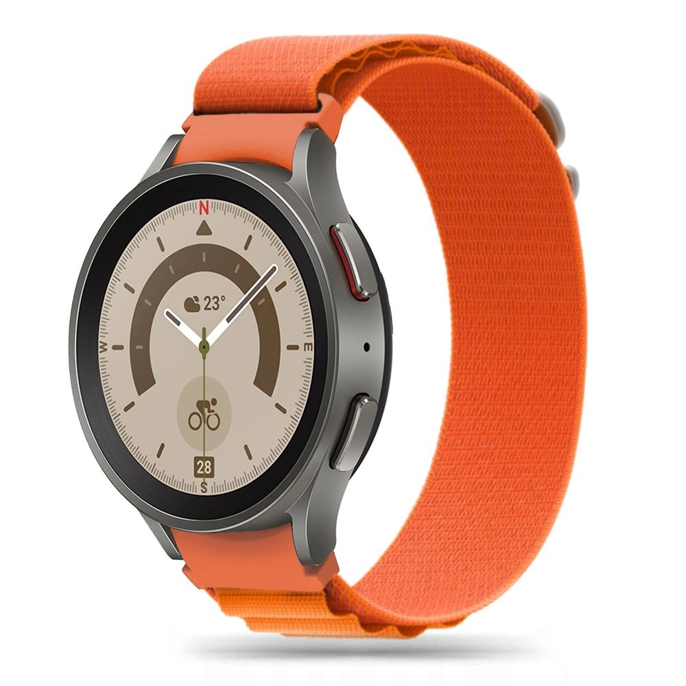 Tech-Protect Nylon Pro Strap for Samsung Galaxy Watch 4/5/5 Pro/6/7/FE - Orange