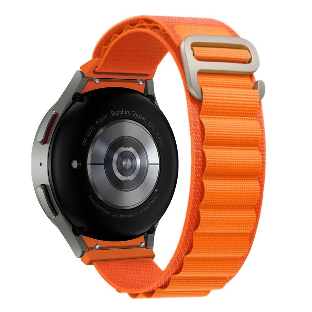 Tech-Protect Nylon Pro Strap for Samsung Galaxy Watch 4/5/5 Pro/6/7/FE - Orange