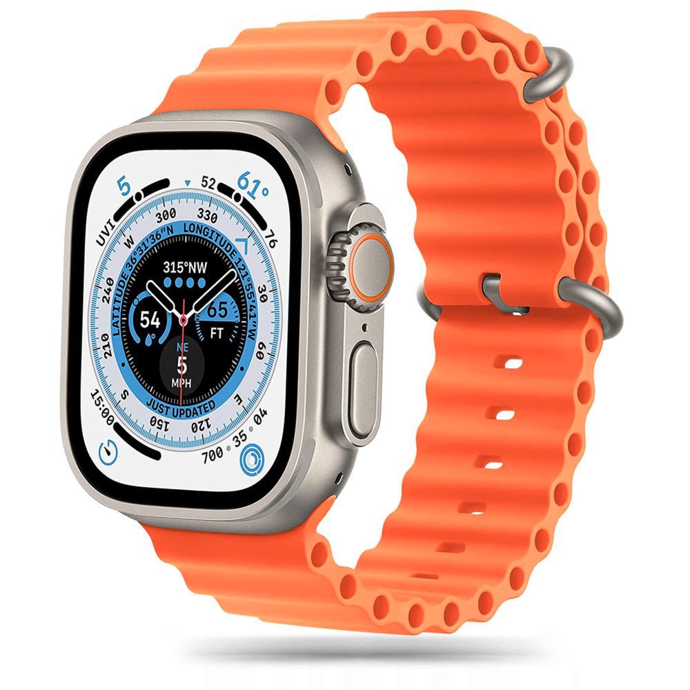 Tech-Protect IconBand Pro strap for Apple Watch 4 / 5 / 6 / 7 / 8 / 9 / SE / Ultra 1 / 2 (42/44/45/49 mm) - orange