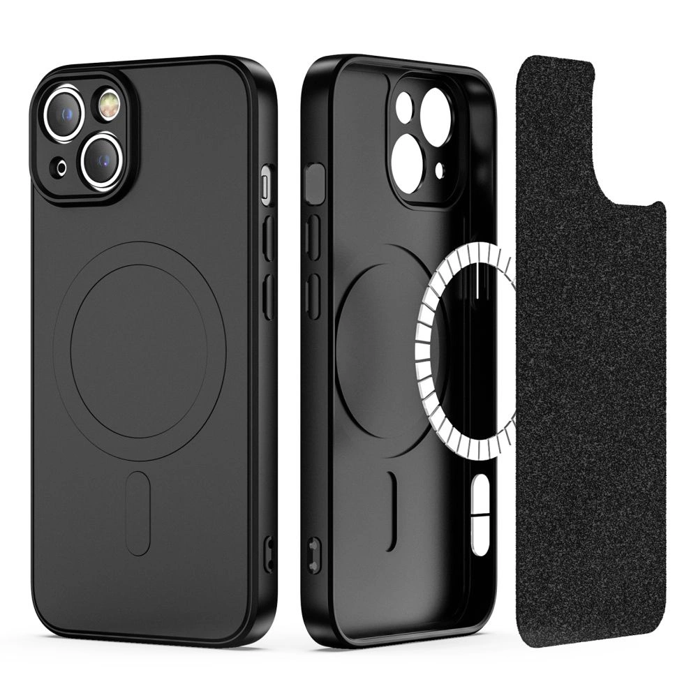 Apple iPhone 13 6.1'' Tech-Protect Icon MagSafe Case Cover, Black | Telefona Vāciņš Maciņš Apvalks Bamperis