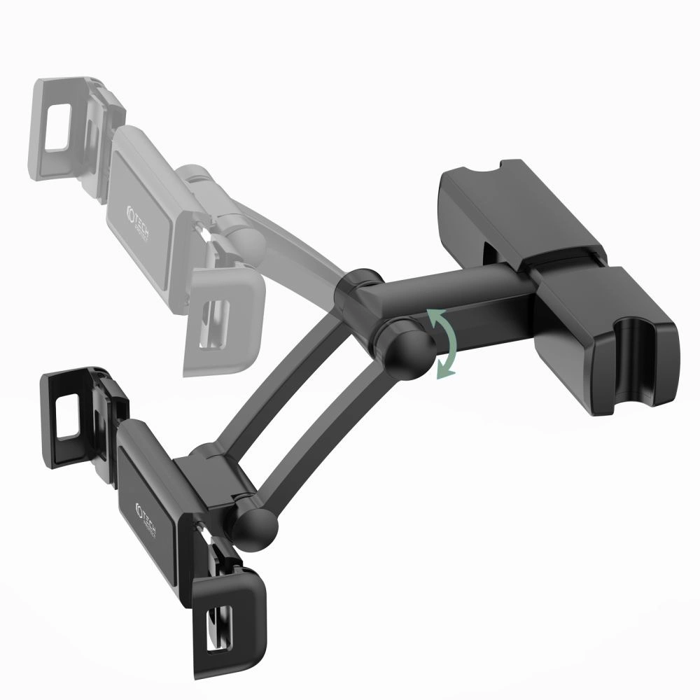 Tech-Protect V2 car holder for telescopic headrest for phone / tablet - black