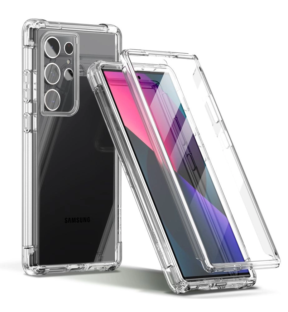 Samsung Galaxy S23 Ultra (SM-S918) Tech-Protect Kevlar Protective Case Cover, Transparent | Telefona Vāciņš Maciņš...